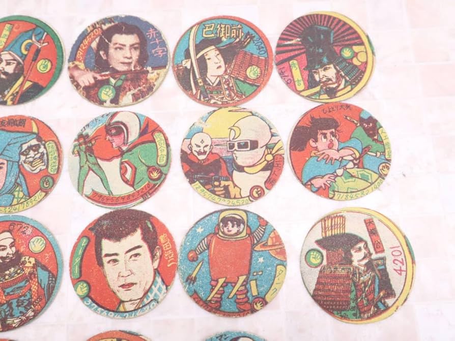 レトロ 昭和 めんこの原紙 レトロ 昭和 めんこの原紙 レトロ 昭和 めんこの原紙