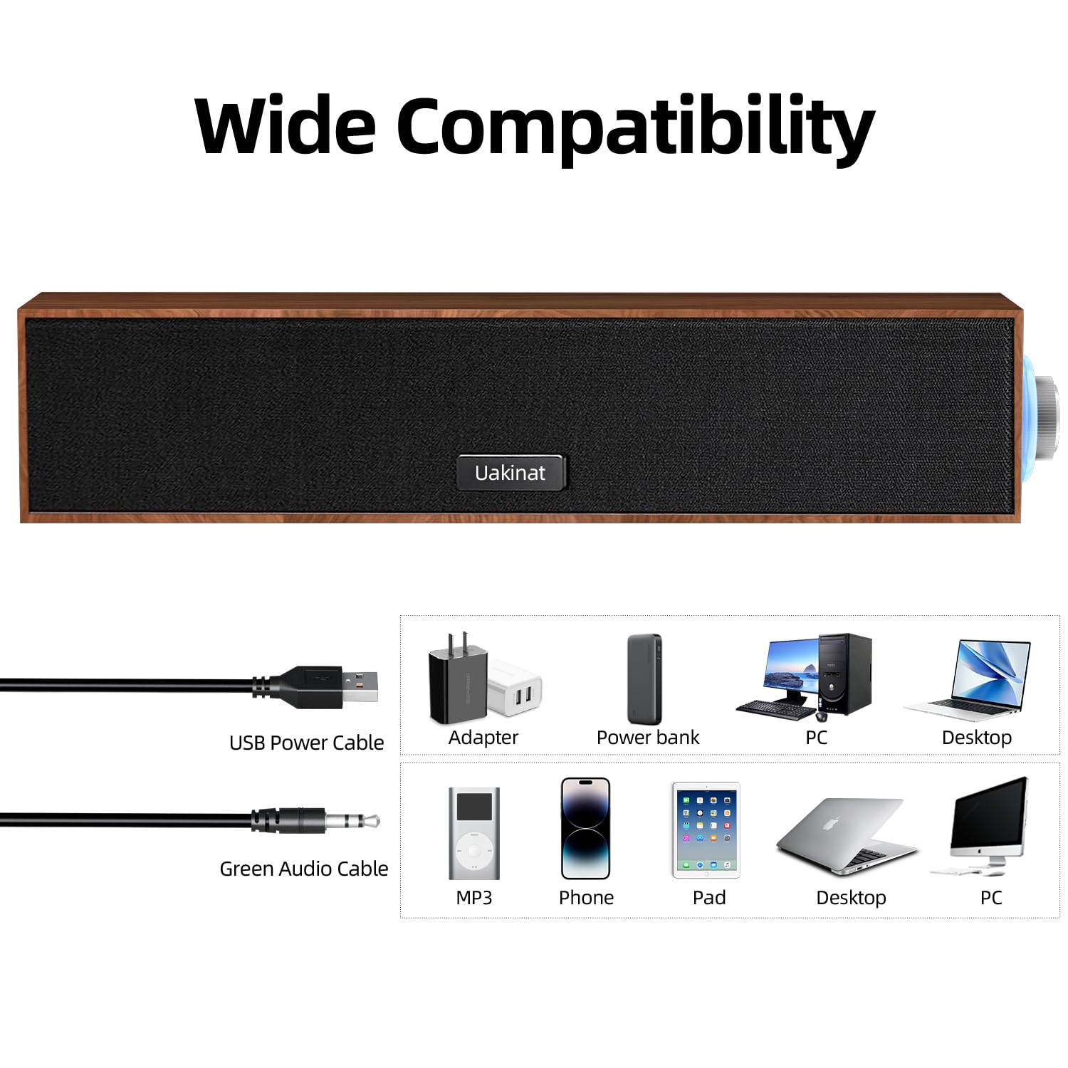 Uakinat PCスピーカー E-1090サムネイル6