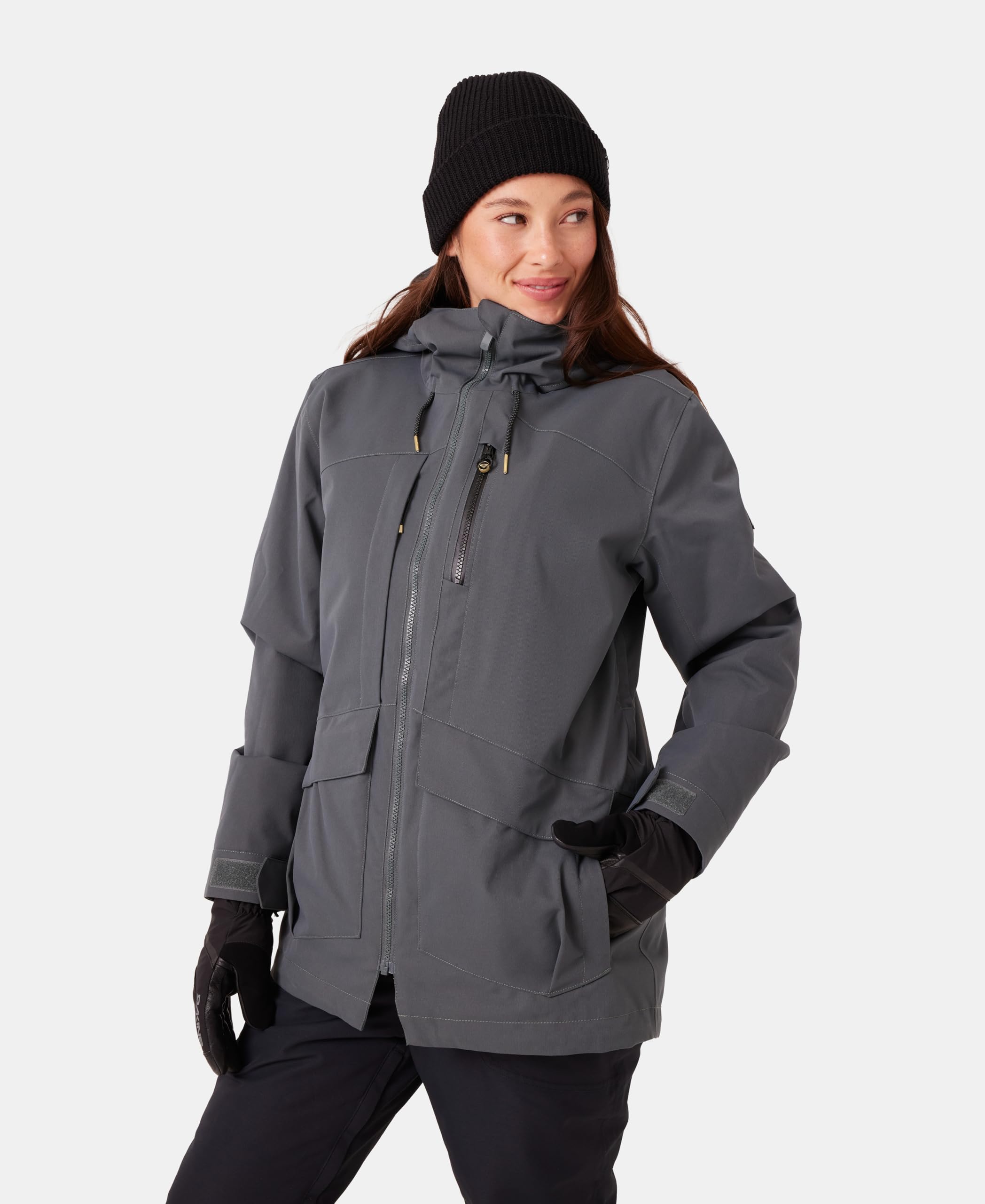 Roxy Damen Incline Parka Jacket – 15k Waterproof, Insulated, Pfas-free, Hydrosmart Collar Schneejacken (1er Pack)