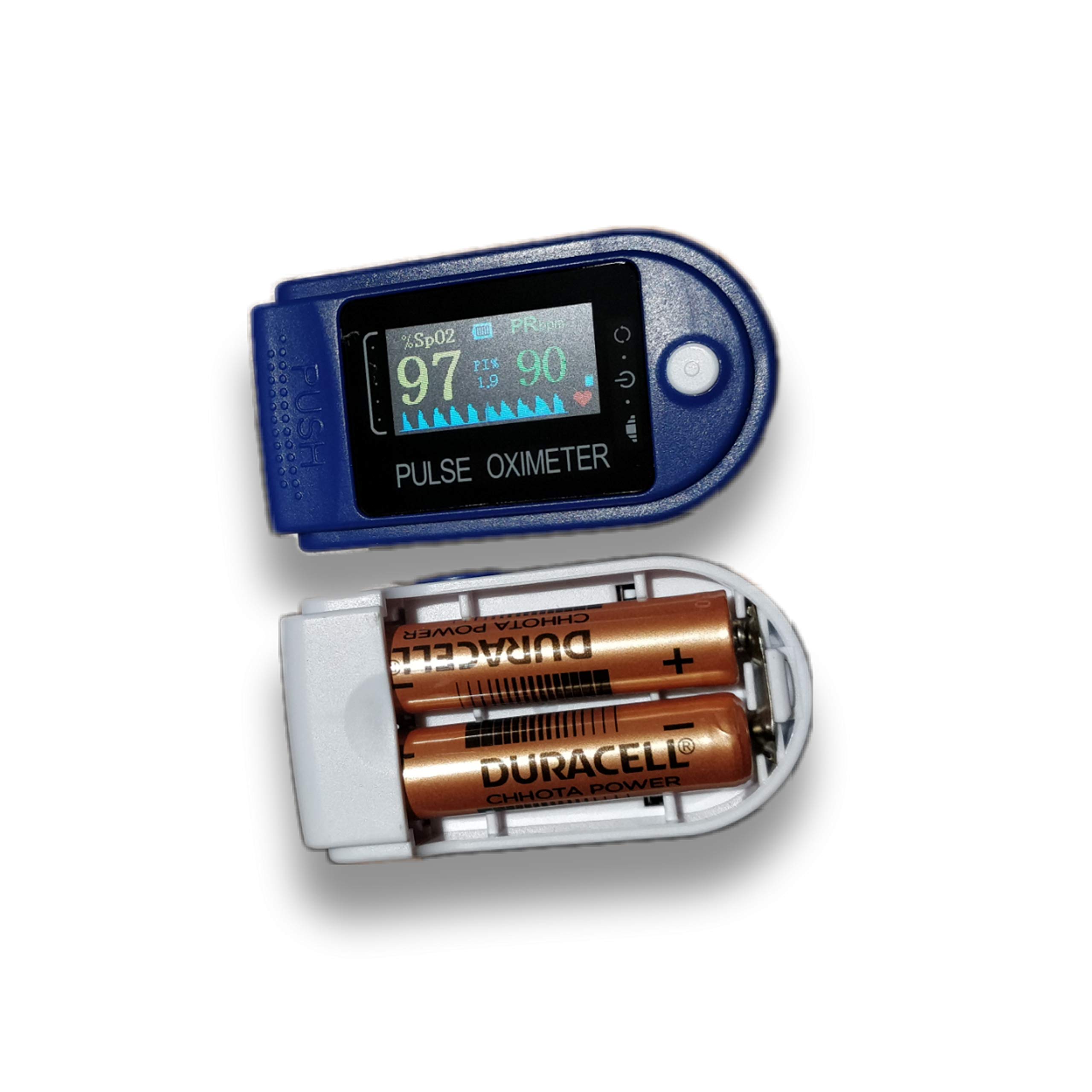 Tamizhanda Oximeter P-01 for checking oxygen level, Blue