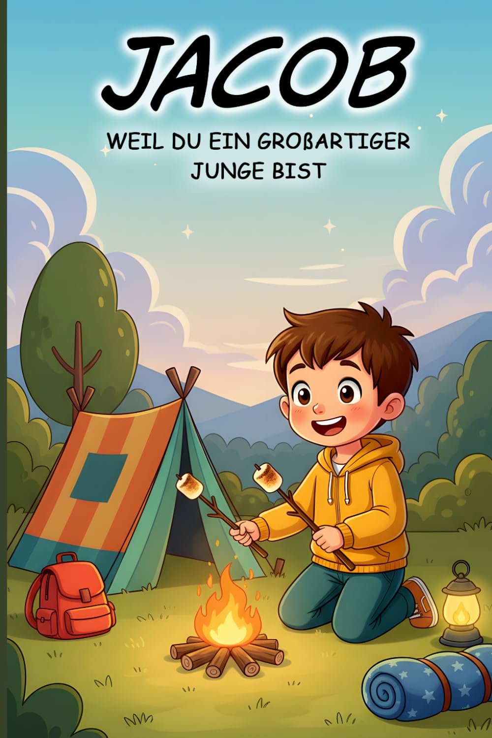 Jacob – Weil du ein großartiger Junge bist: Personalisiertes Kinderbuch für Jungen ab 3 Jahren über Mut, Gefühle und Selbstvertrauen: Tolle ... für Jungen im Alter von 3 4 5 6 7 Jahren