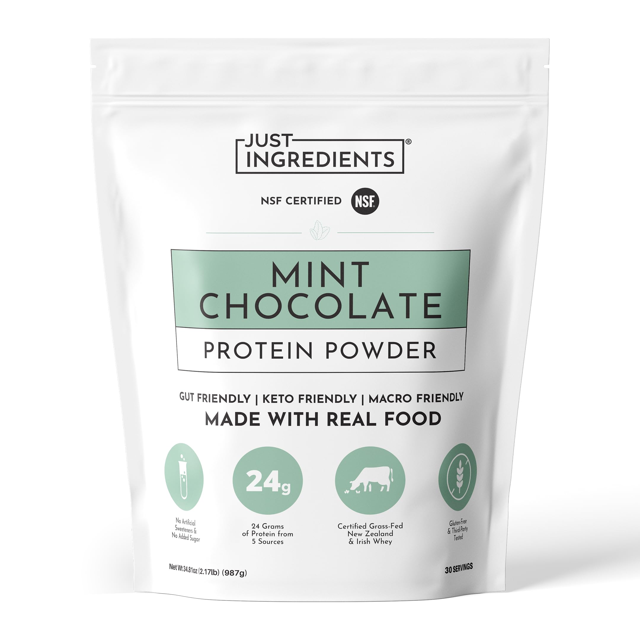 JUST INGREDIENTS Peanut Butter Choc Protein Powder - Whey Protein - 15 Serv — Amazon image 15
