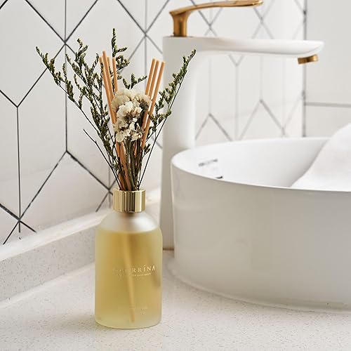 Miniatura 7 de COCORRÍNA Difusor de varillas  Juego de difusor de varillas de flores de 6.76 onzas con 8 varillas, fragancia para el hogar, oficina, dormitorio,