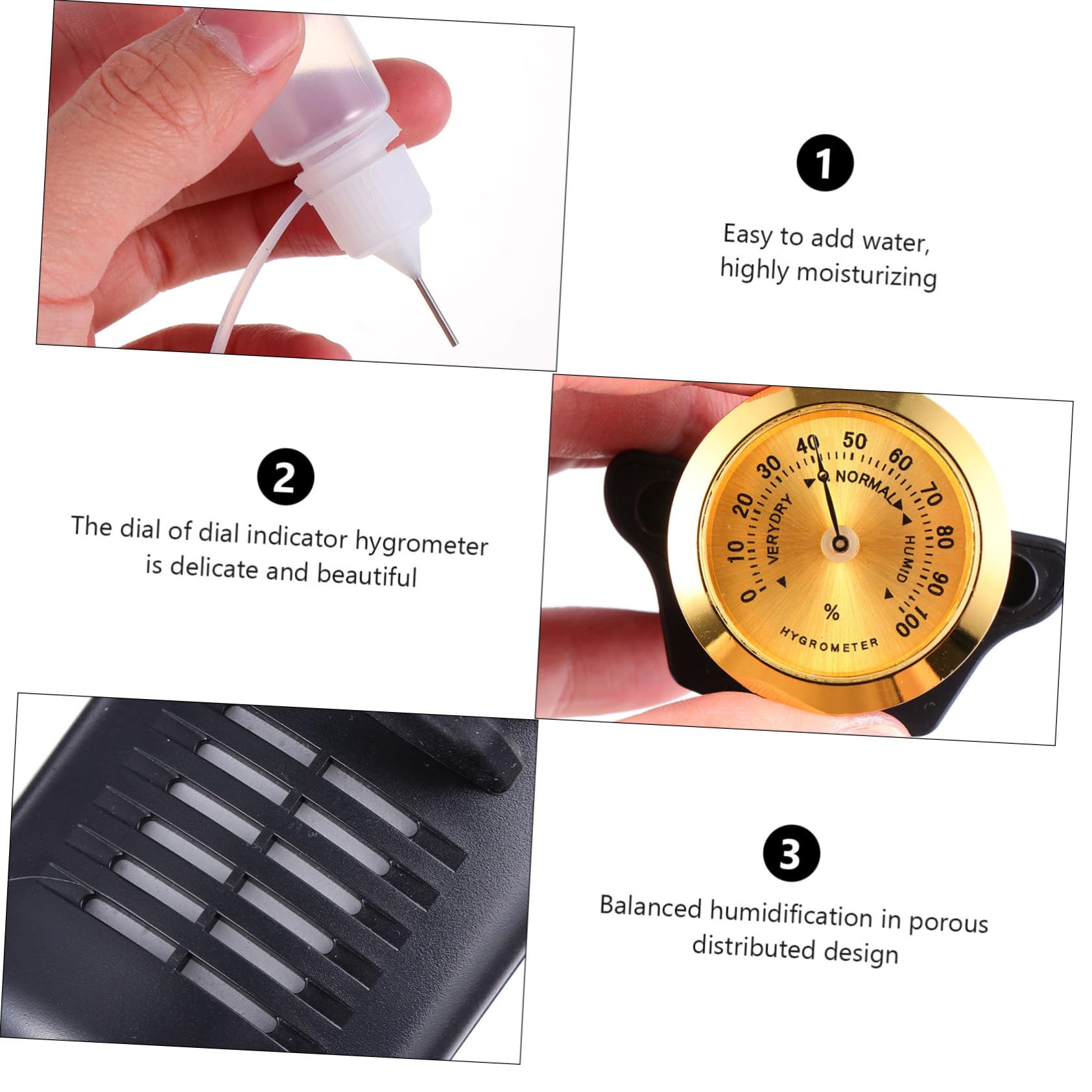 SUPVOX 2 Piezas Humidificador De Guitarra Para Guitarra Acustica De Humedad De Guitarra Humidor De Agujeros De Sonido Humidificador De Ukelele Reparar Esponja Hawai