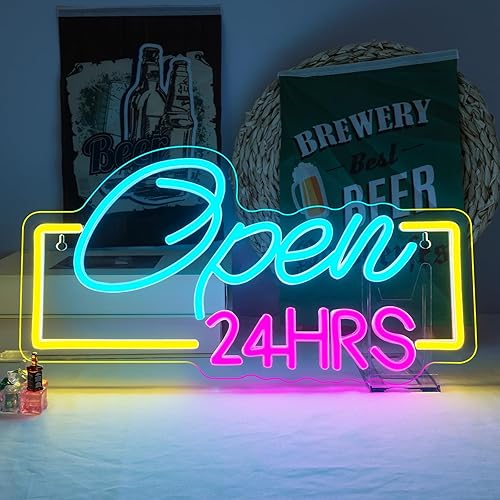 Miniatura 10 de Letreros de neón de café hasta cóctel para decoración de pared, luz de neón LED regulable, letreros de luz de café para iluminación de hogar, regalo