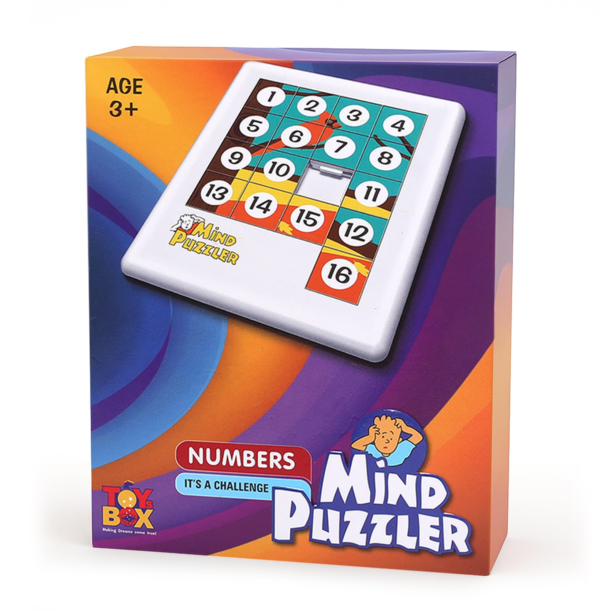 Toyztrend Mind Puzzler Numbers for Kids to Develop Their Brain and Mind with The Help of Educational Numbers - Multicolor