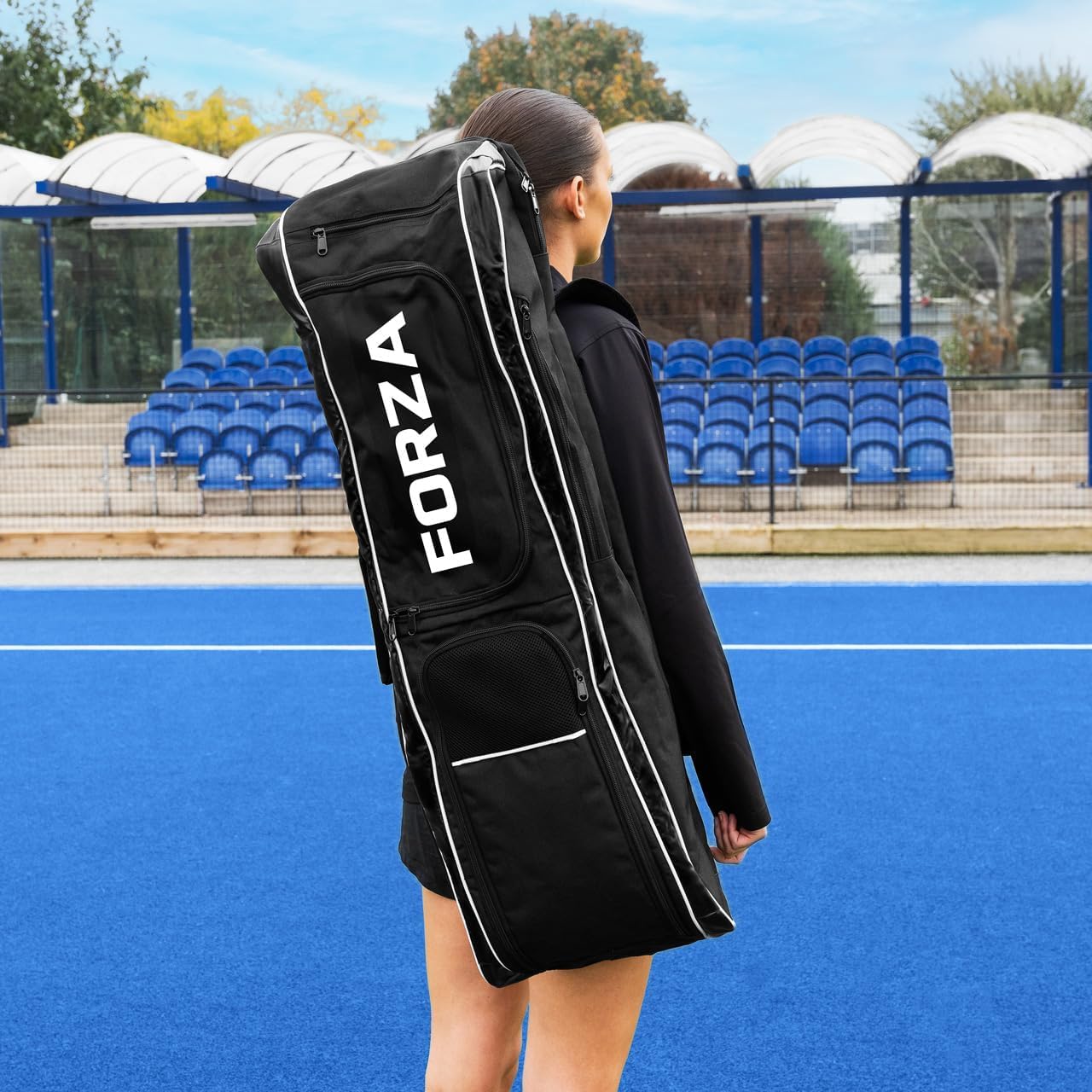 FORZA Borsa Per Mazza Da Hockey Pro │Accessori Allenamento Hockey │Per Attrezzatura Hockey