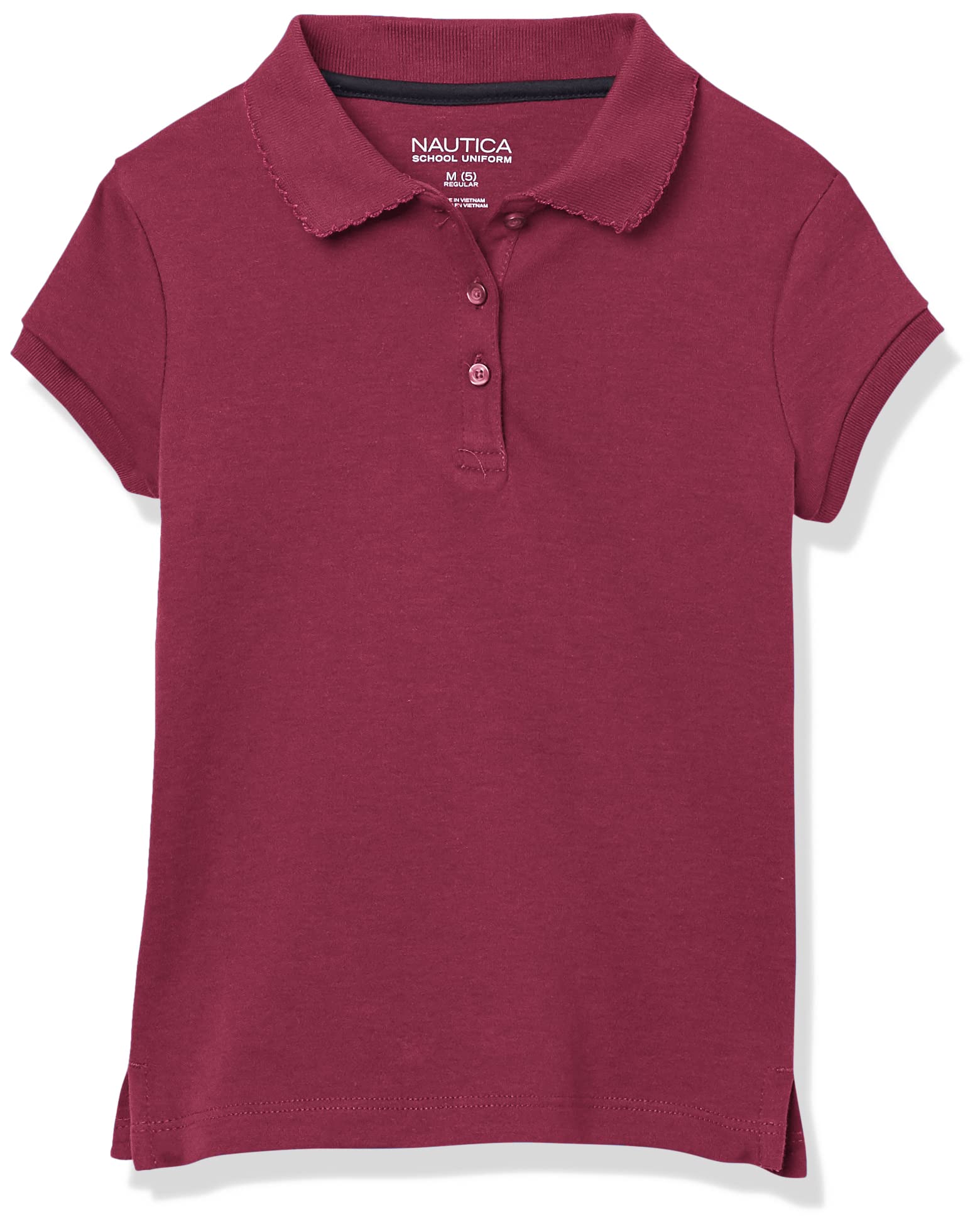 Nautica Polo de Manga Corta con Ojales Camisa Niñas