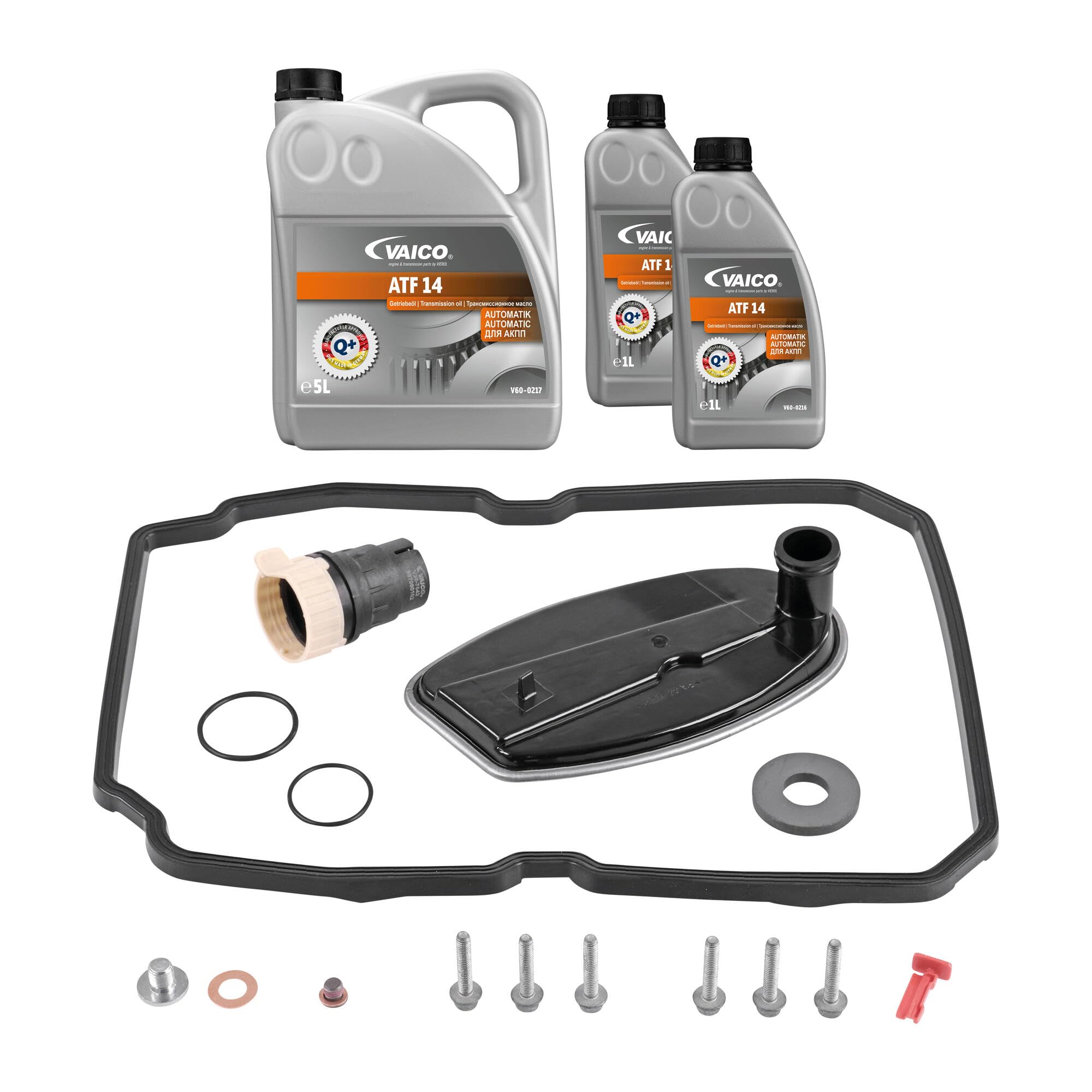 VAICO V30-2254 FILTERSATZ MIT 7 LITER ÖLWECHSEL AUTOMATIKGETRIEBE 5-GANG 722.6 W5A PASSEND FÜR EXPERT KIT