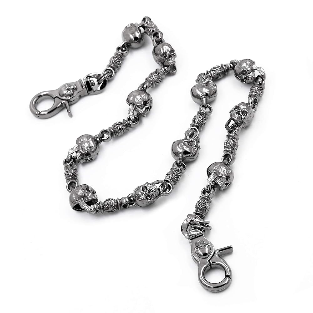 Amazon.com: UNIQSUM Heavy Skull Wallet Chain Ethnic Biker