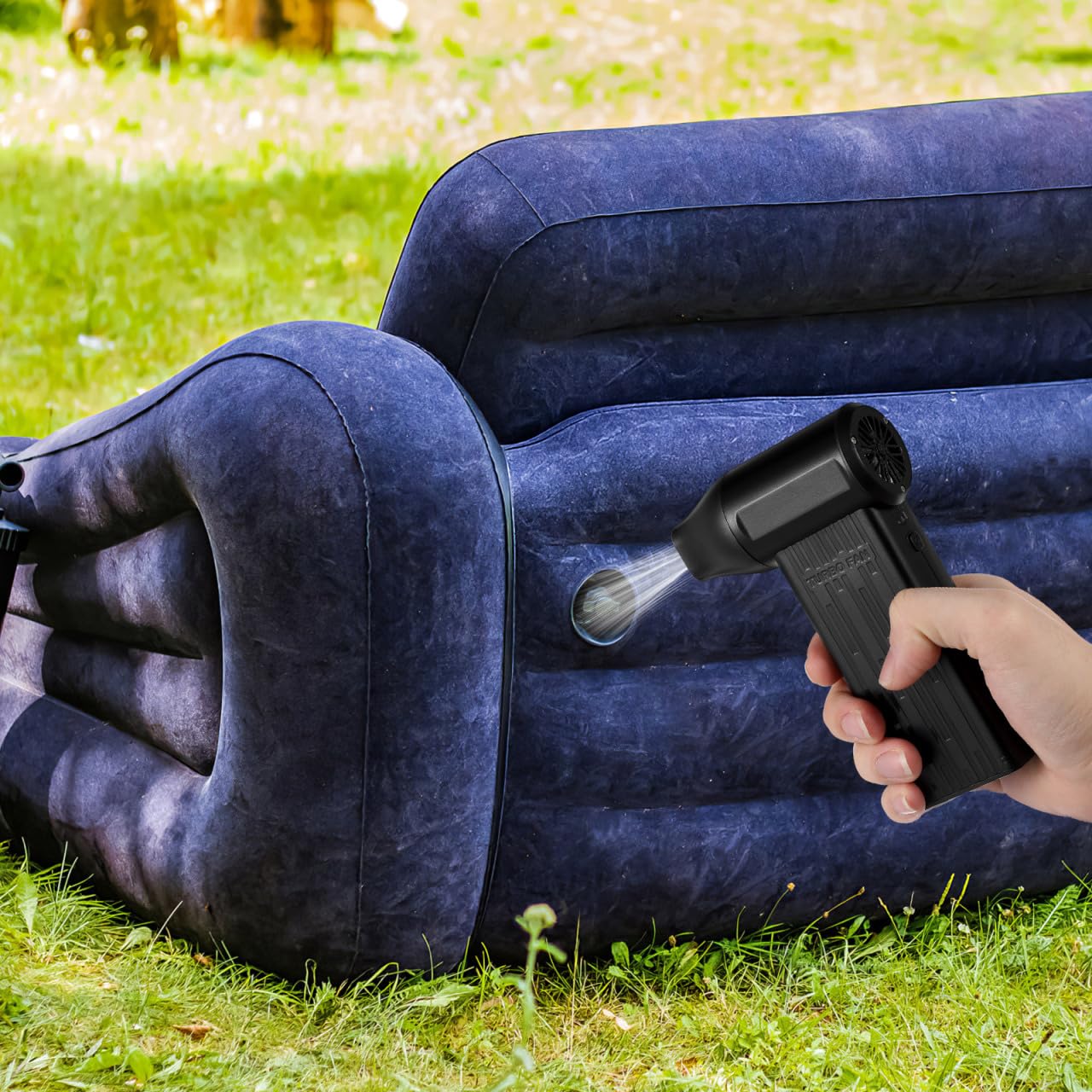 PartyKindom Elektrische Staubgebläse Druckluft Stark: Einstellbar Mini Gebläse 130000 Compressed Air Duster Kann Wiederaufladbares Staubwede Pc Reinigung Druckluft für Tastatur Pc Auto