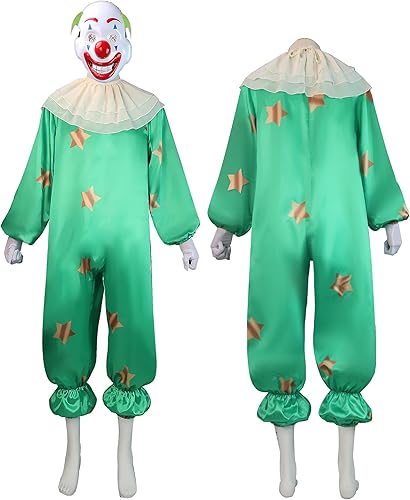 Miniatura 2 de Disfraz de payaso para hombre con máscara, disfraz de payaso asesino, disfraz de Halloween para adultos