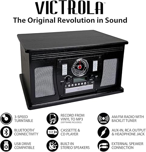 Miniatura 6 de Victrola Tocadiscos Bluetooth Signature Aviator