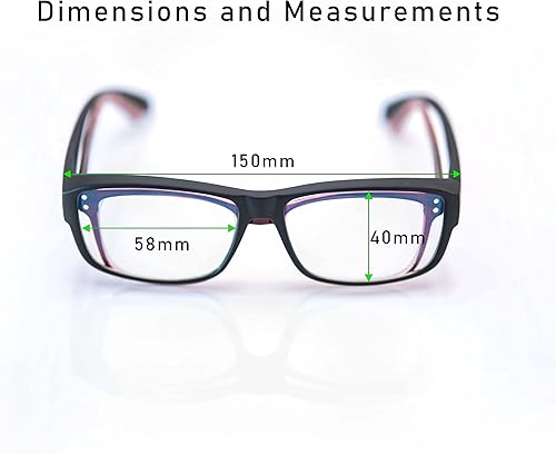 Miniatura 4 de Lentes transparentes para computadora con bloqueo de luz azul diurna, marco de nailon, se adapta a los anteojos recetados, reduce la fatiga ocular,