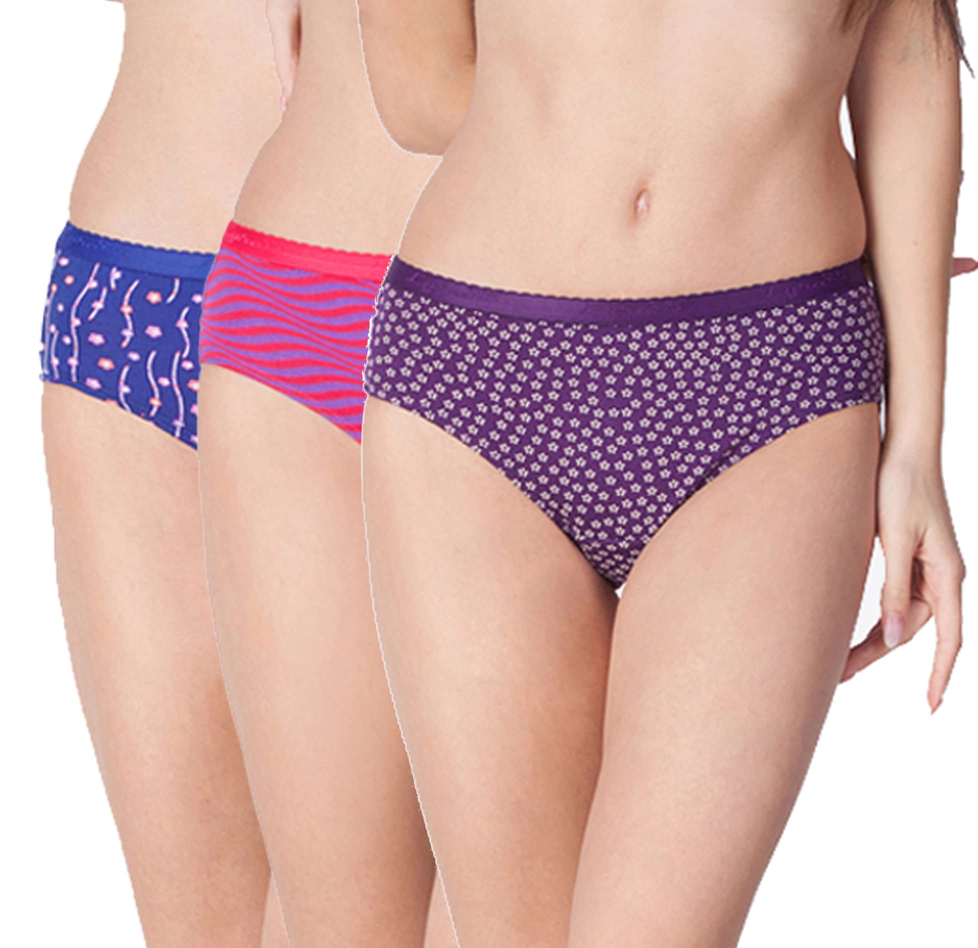 lyra Premium Cotton Hipster Assorted Panty for Women-picture-39