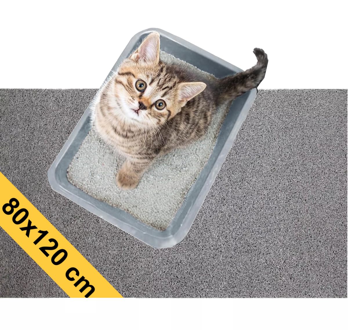 Tappeto lettiera gatto 80x60cm