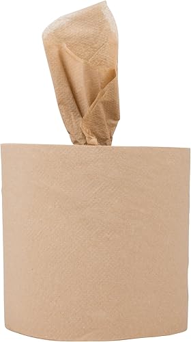 Response 27500 Retain - Toalla de papel de estraza natural de 2 capas, sin núcleo, rollo de 500 pies, 6/caja