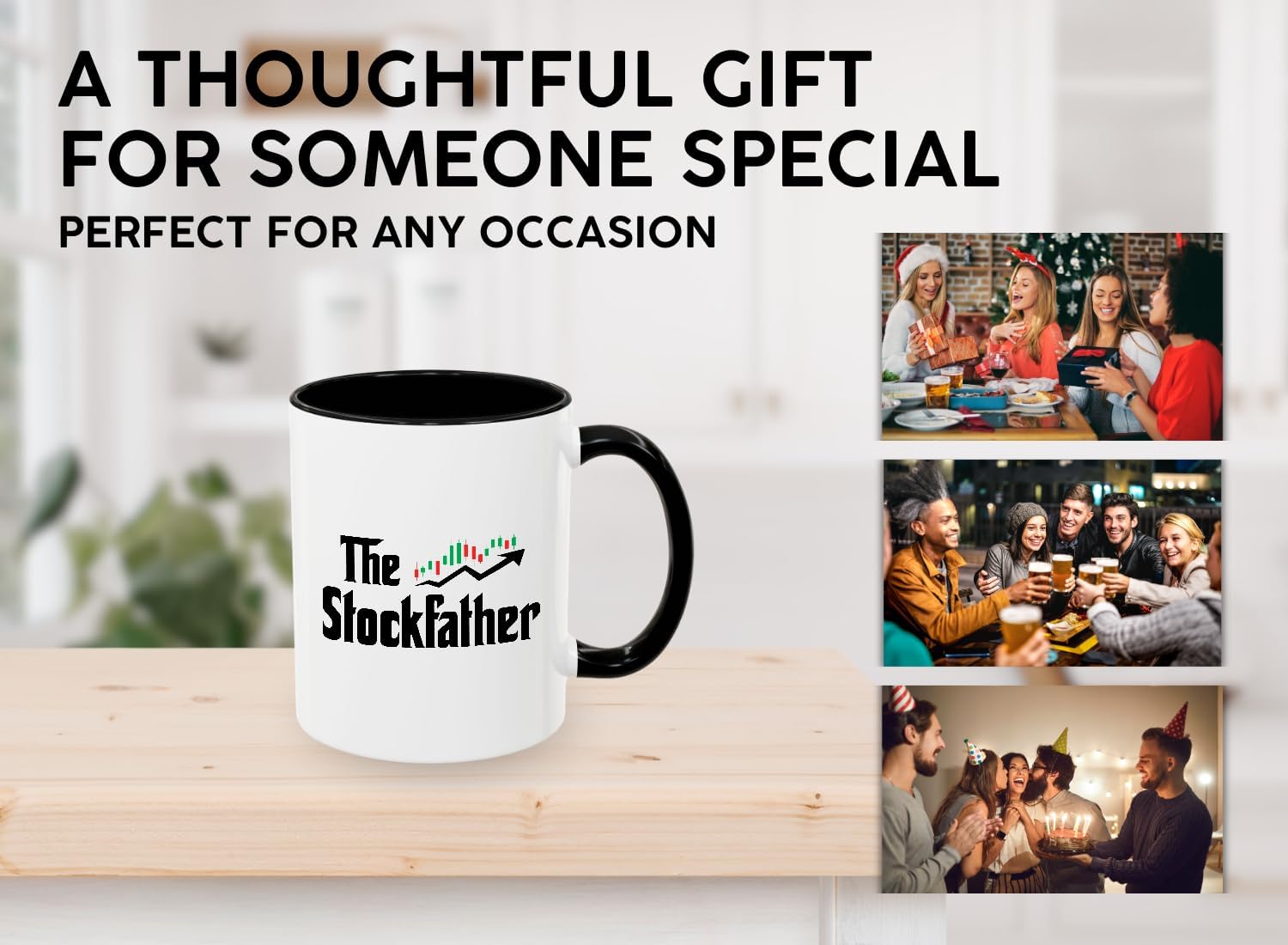 Stock Trader 2Tone Black Coffee Mug 11oz - Stock Trading Mentor - Funny Financial Markets Strategy Purchase Miner Analyst - Image 4