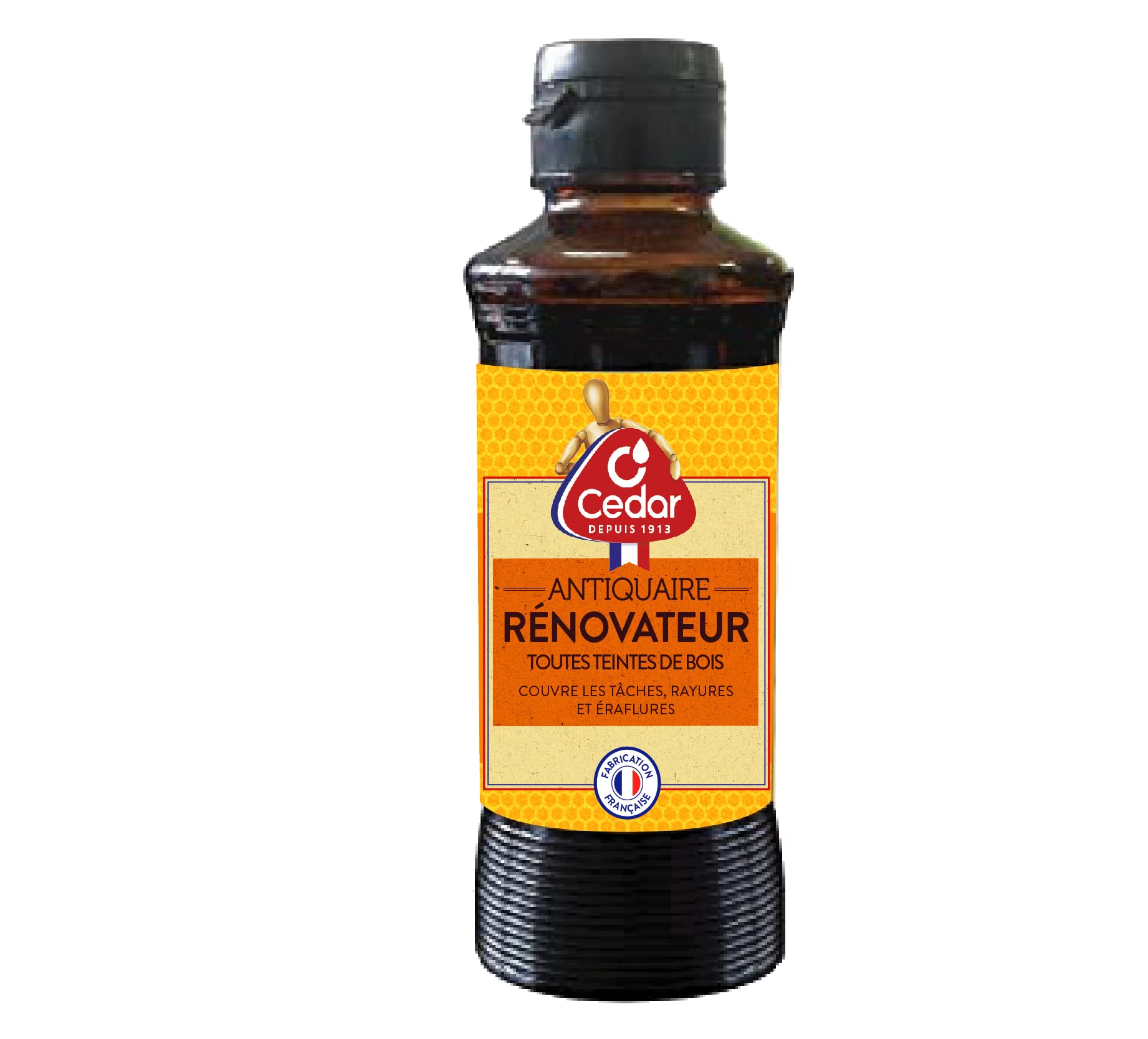 O'Cedar Cire Bois Incolore Antiquaire Rénovateur Meubles Anciens Parquet 100 ml