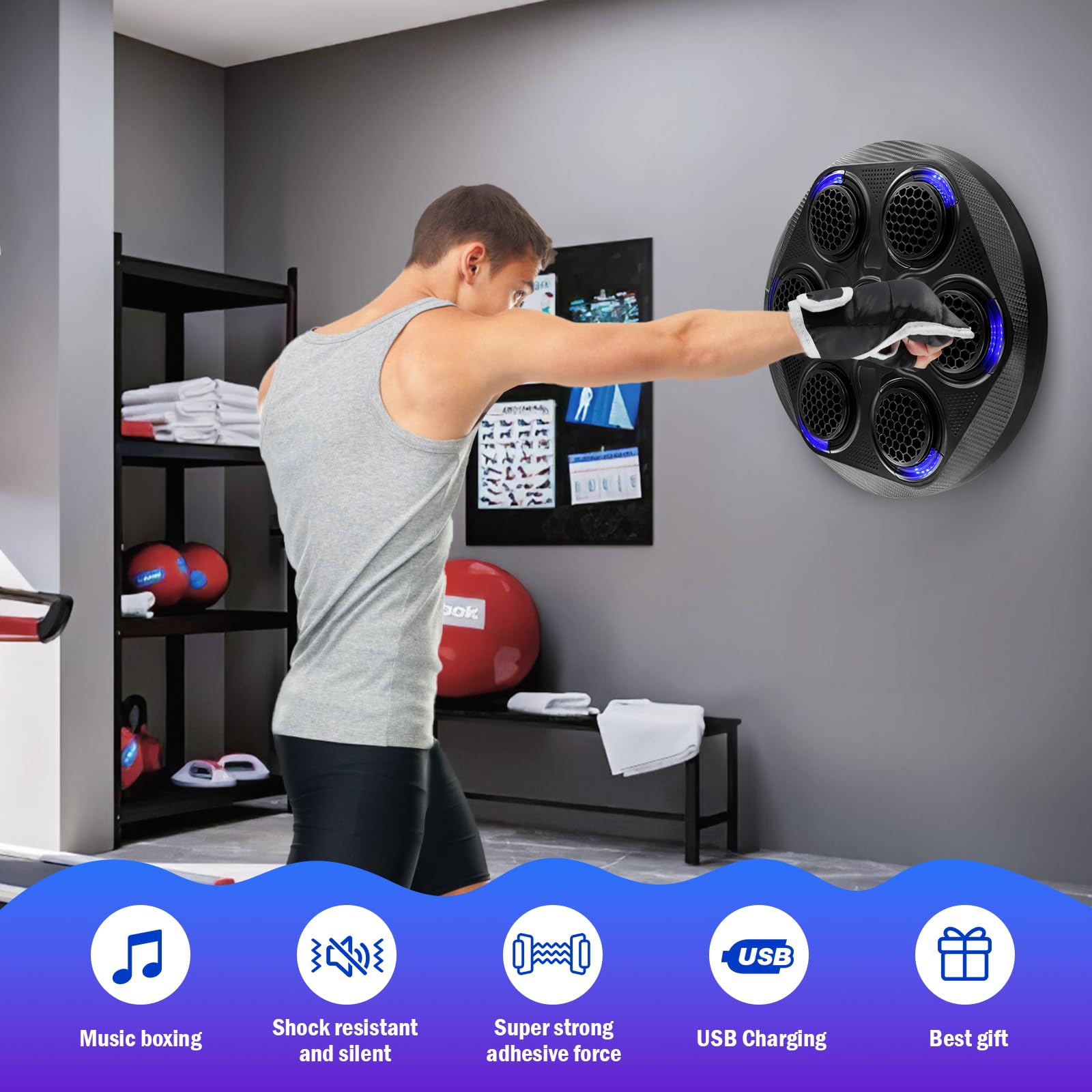 Workout Automated Boxing Training Machine Megelin With Boxing