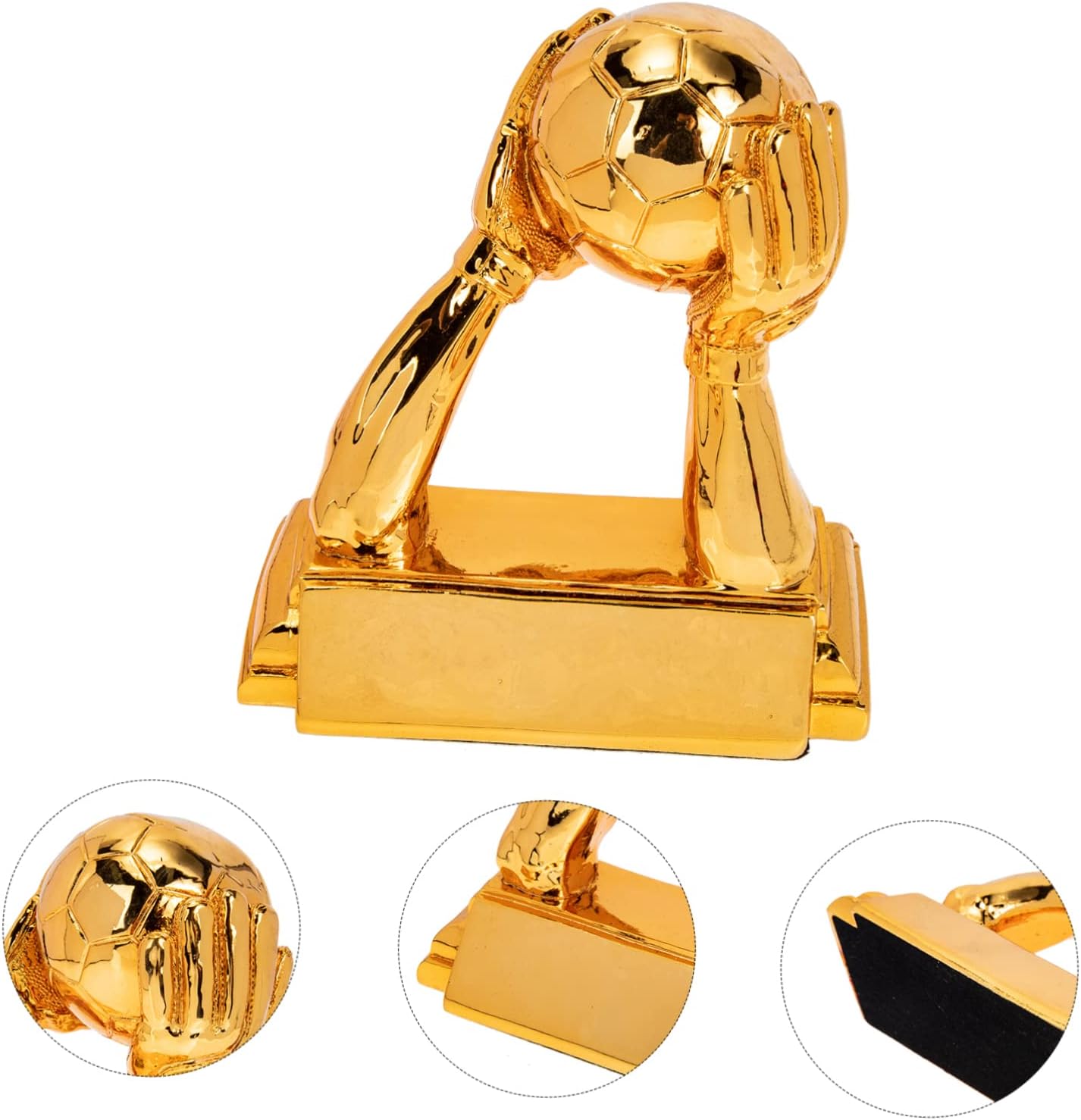 Decorative Soccer Goalie Gloves Trophy Bulk Boys and Girls Soccer Trophies Resin