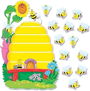 Trend T8077 Busy Bees Job Chart Plus Bulletin Board Set 18 1/4-Inch X 17 1/2-Inch