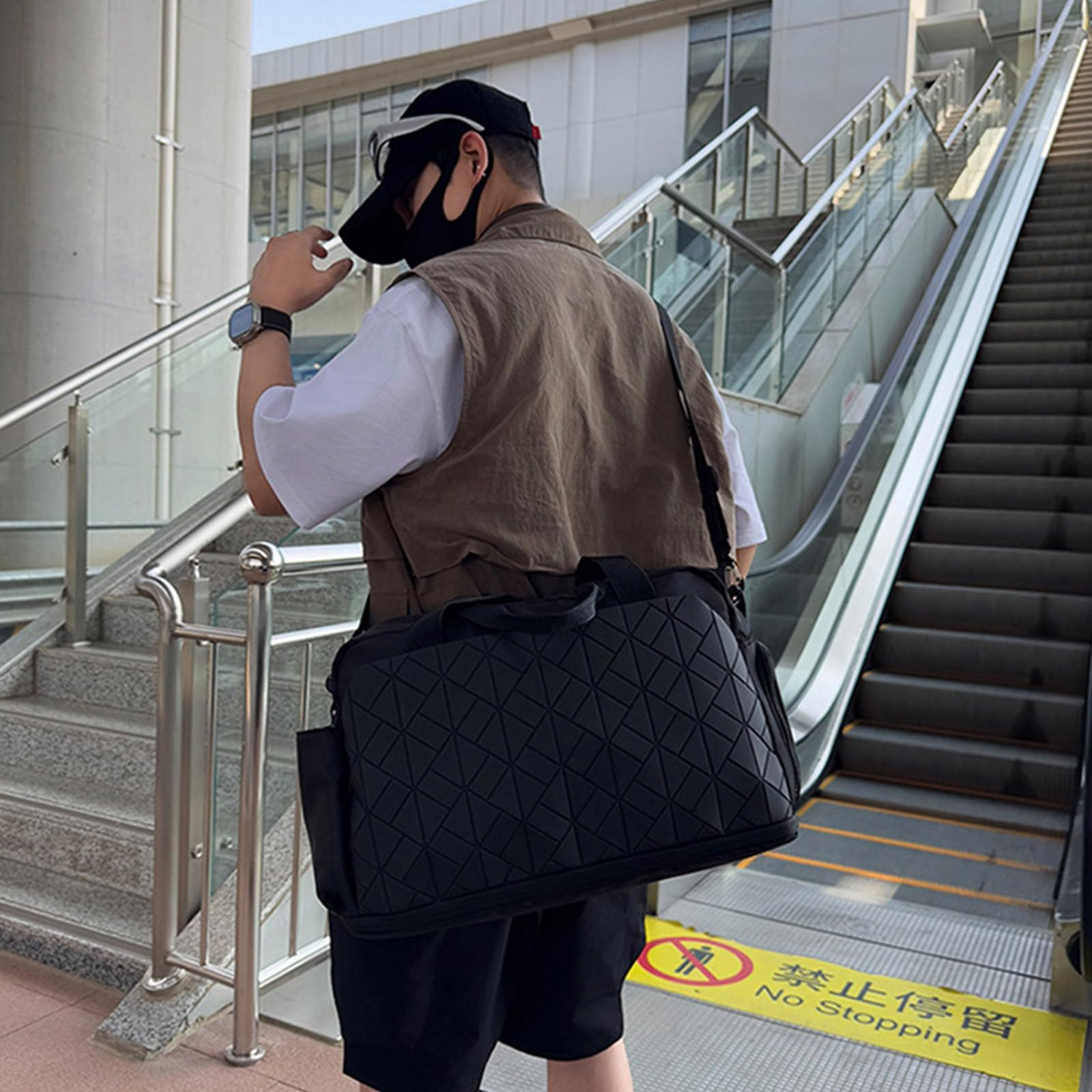 Sacca Da Palestra Sportiva Da Viaggio Pieghevole Duffle On Weekers Borse Per Donne Ragazze Impermeabili Durante La Notte Per Yogas Sports Gym Bag Della Palestra