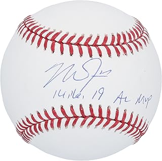 Mike Autographed Mike Trout Baseball