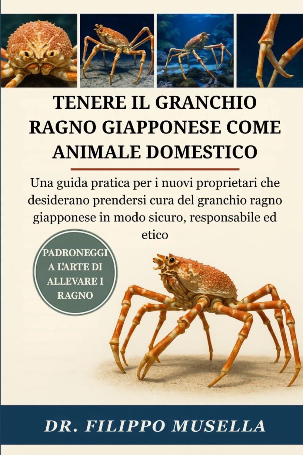 TENERE IL GRANCHIO RAGNO GIAPPONESE COME ANIMALE DOMESTICO: Una guida pratica per i nuovi proprietari che desiderano prendersi cura del granchio ragno giapponese in modo sicuro, responsabile ed etico