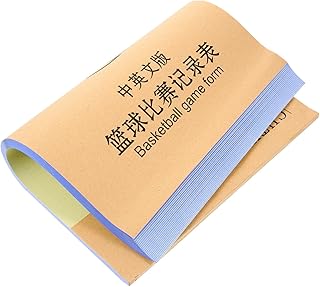 スコアノート ポータブルスコアブック バスケットボールのスコアキーパー 得点者バスケットボール スコア記録供給 スコアを記録するメモ帳 論文 Khaki