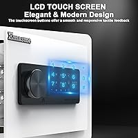 Vista 4 de Caja de seguridad pequeña, caja de seguridad para el hogar para dinero, efectivo y documentos con bolsa ignífuga e impermeable, pequeñas cajas