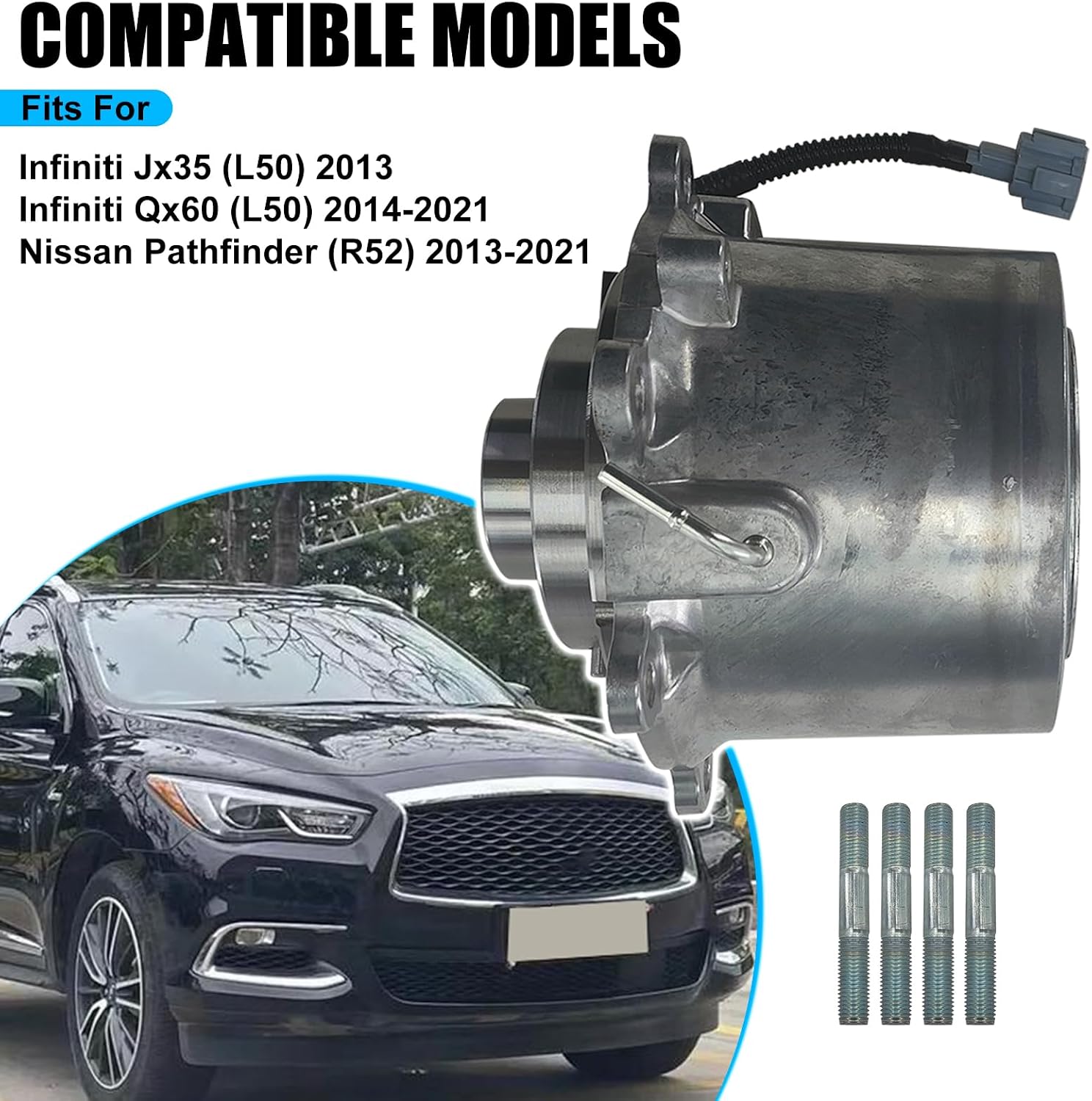 38761-3KA0B Rear Differential Coupling - Compatible with Infiniti Jx35 2013 Infiniti Qx60 2014-2021 Nissan Pathfinder 2013-2021 Sport 3.5L V6, Replaces 38761-3JA0A 38761-3KA0A