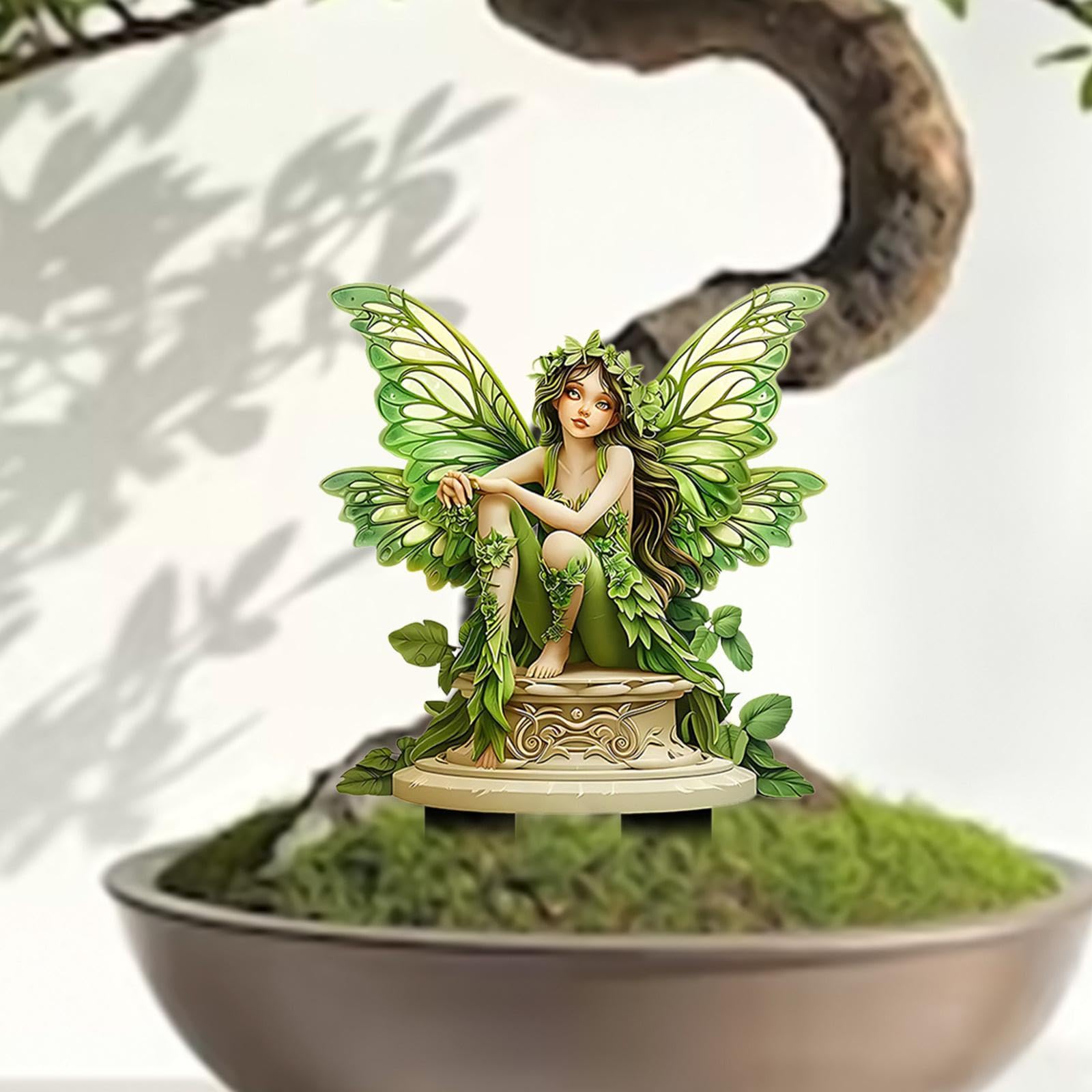 2x Da Giardino Decorazione Fatata 2D Ornamenti Decorativi Multifunzionali Farfalla