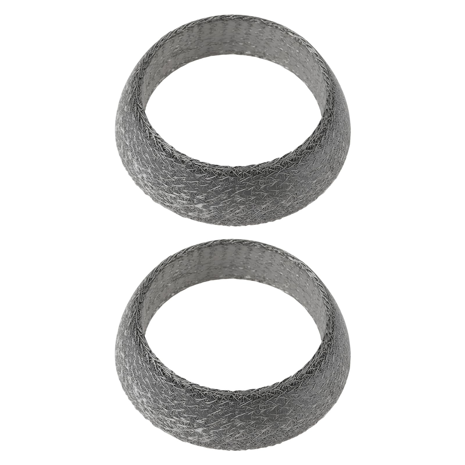 2Pcs Exhaust Gasket Sealing Ring 1745102030 Compatible with Toyota Avensis Yaris Corolla, 49x64x17mm