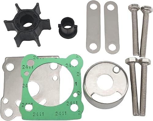 Miniatura 7 de 6N0-W0078 Kit de impulsor de bomba de agua para Yamaha fueraborda 2 tiempos de 6 8 HP 6G1-W0078-00-00 6G1-W0078-A1-00 Sierra 18-3460