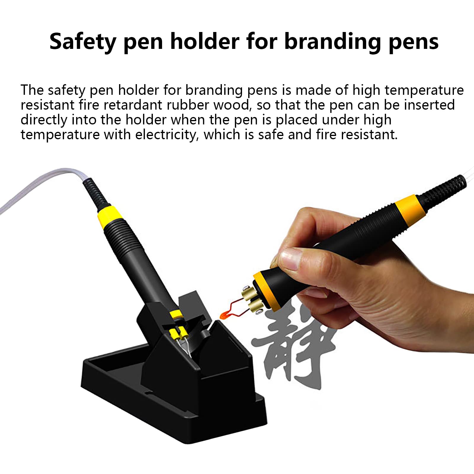 WANGCL Kit de Pluma de pirograbado, Kit de Quema de Madera, Control de Temperatura Digital, Soporte de Host, Pluma de Quema de Madera, conmutación Libre, artesanía DIY