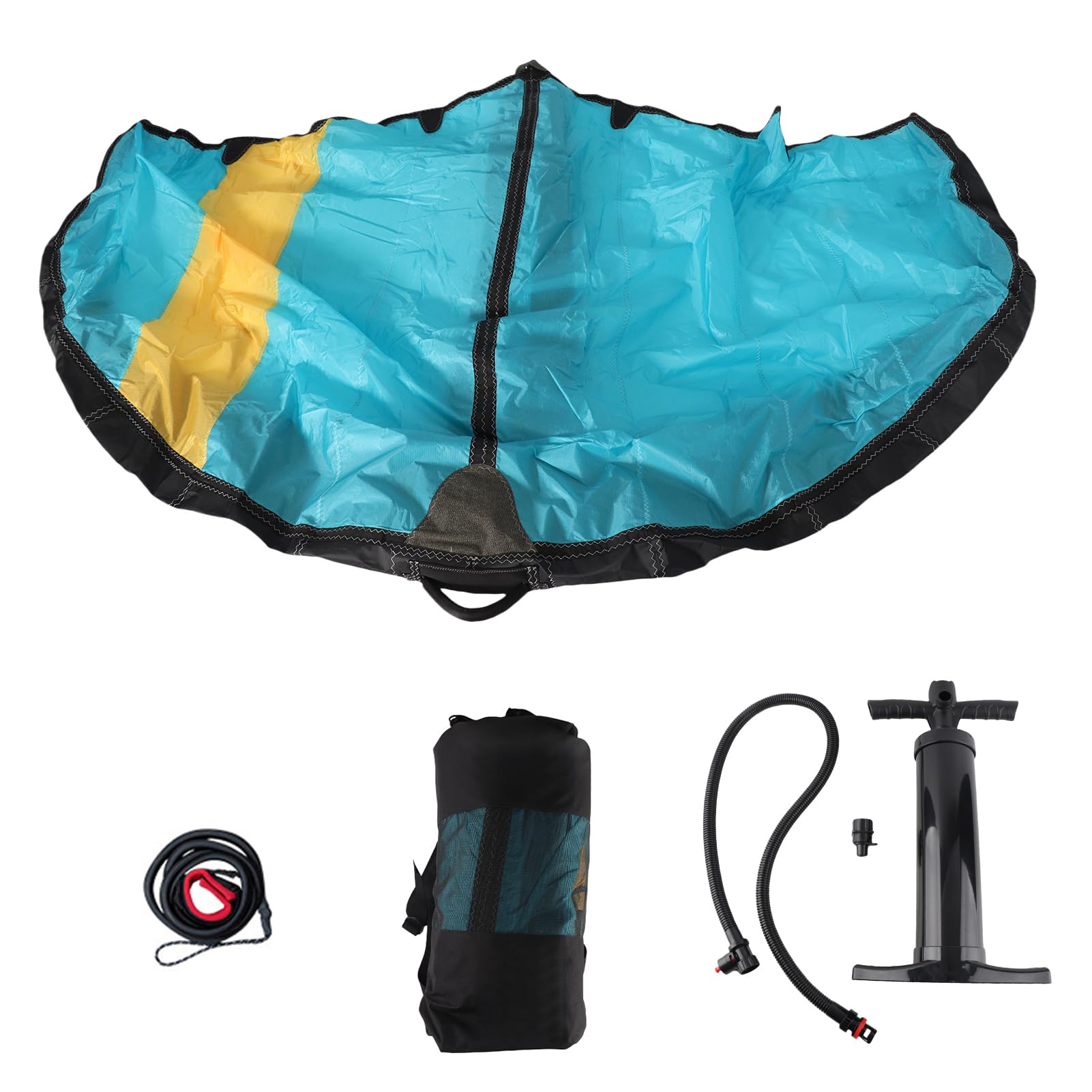 Tabla de Surf con ala Voladora, Cometa Inflable de Mano con ala de Surf, Tabla de Deportes Acuáticos Ligera y Resistente Al Desgaste para Playa de 10,1 Libras