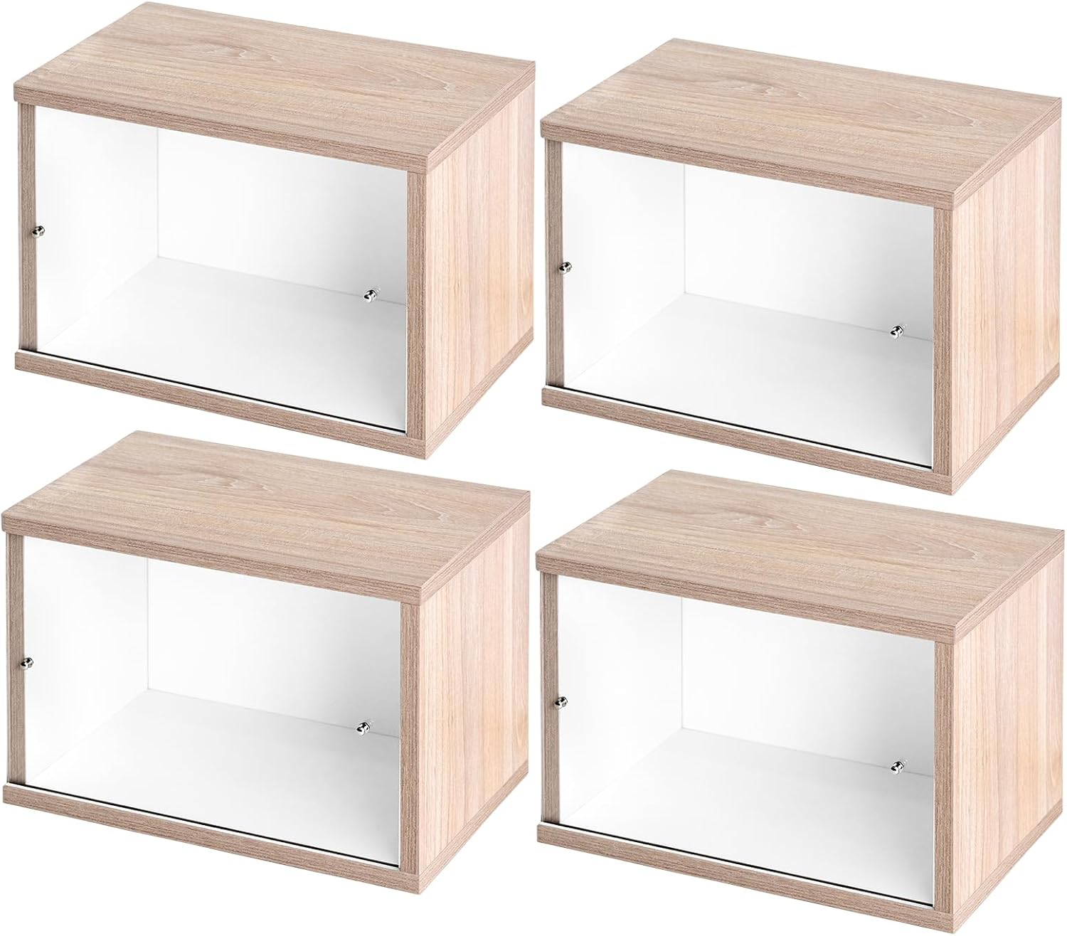 透明密封防湿保湿杉材棚まろやかな二層ロッ葉巻ボックス 透明密封防湿