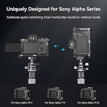 Amazon.com : SmallRig Foldable L-Bracket for Sony Alpha 7R V