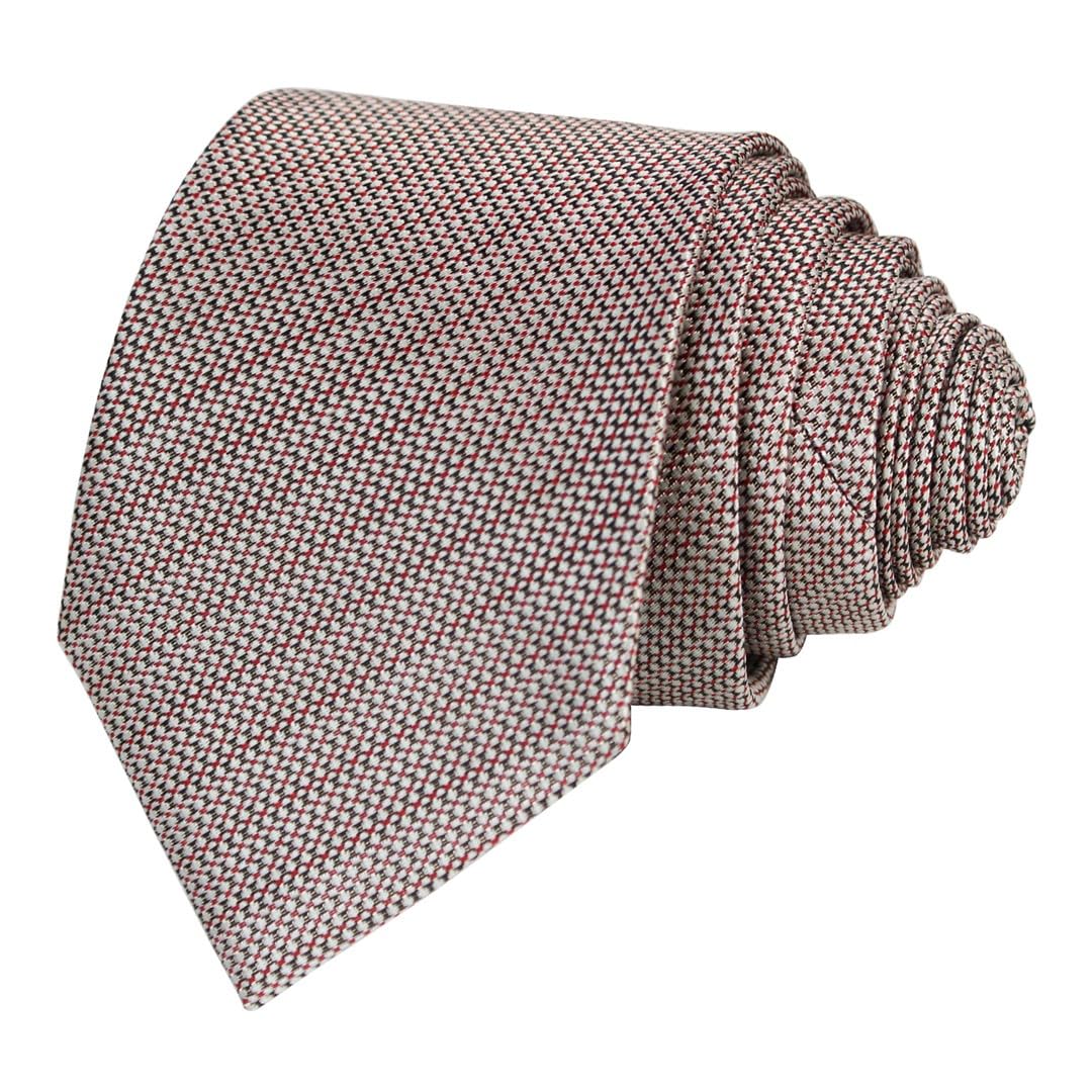 kovove Kavove The Rogue Abstract Grey Necktie For Men-picture-10