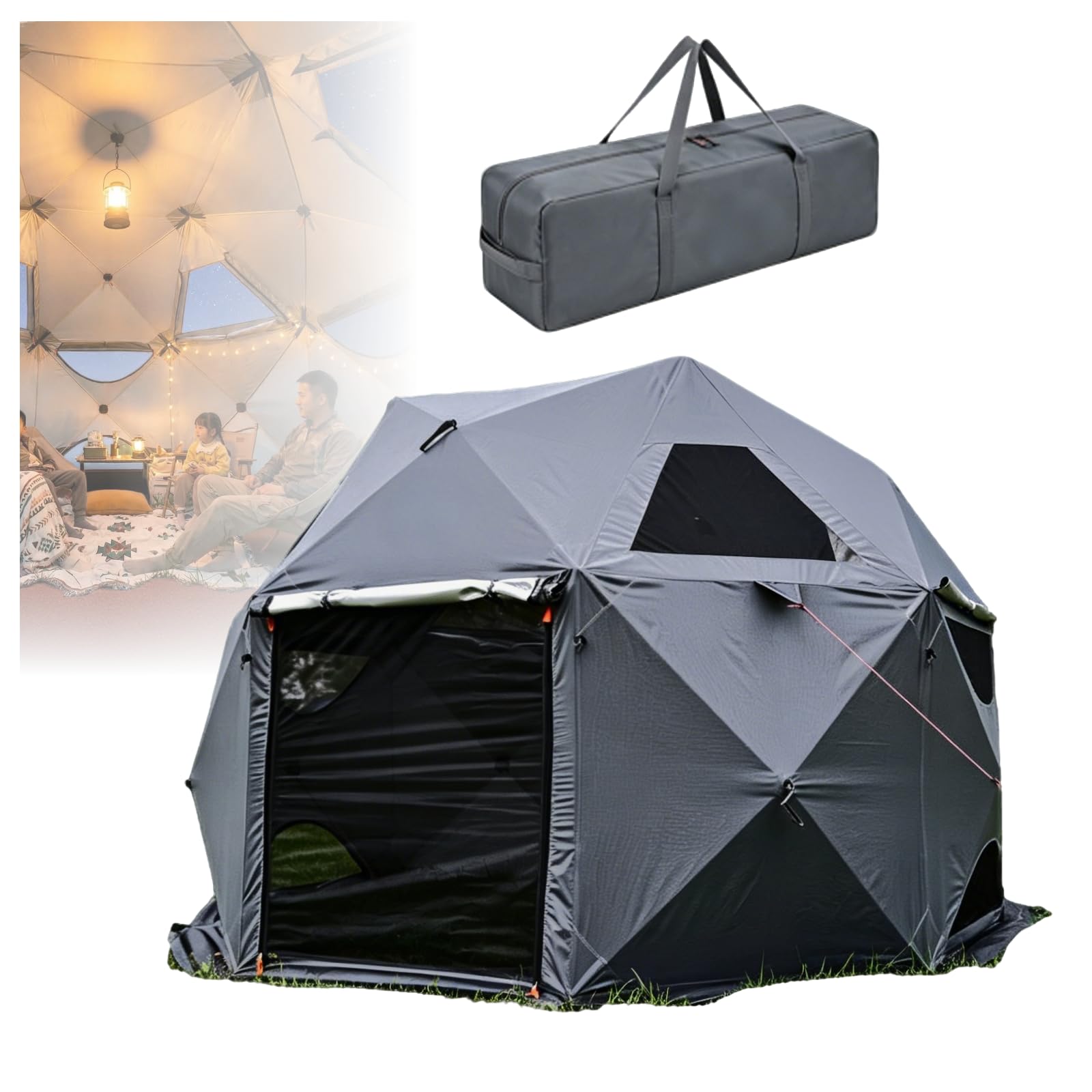 ZHENYUWANG Quick-pitch tent, suitable for 5–8 people.