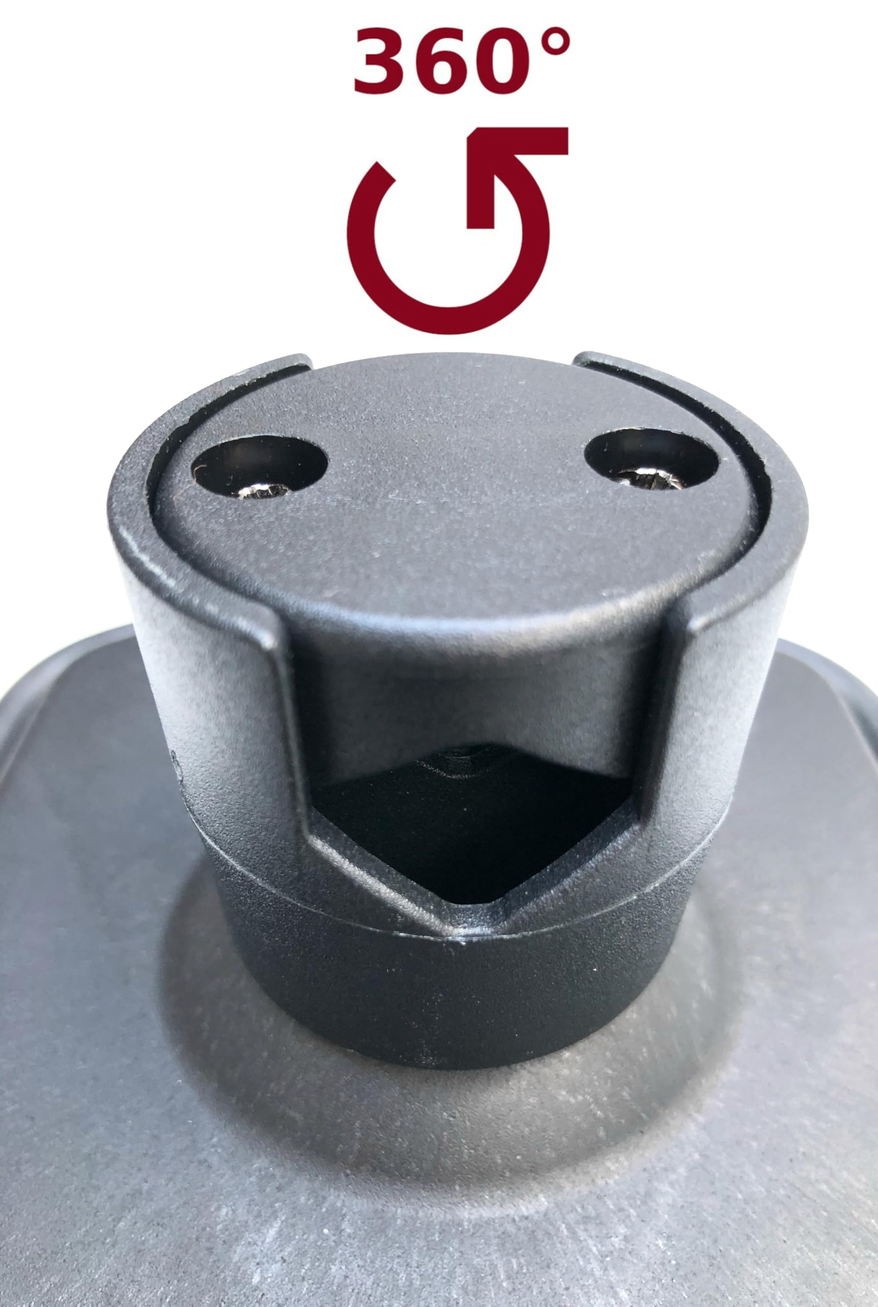 Specchietto retrovisore esterno 260 x 155 mm Ø 14 – 23 mm E20 e supporto specchio per trattore camion escavatore
