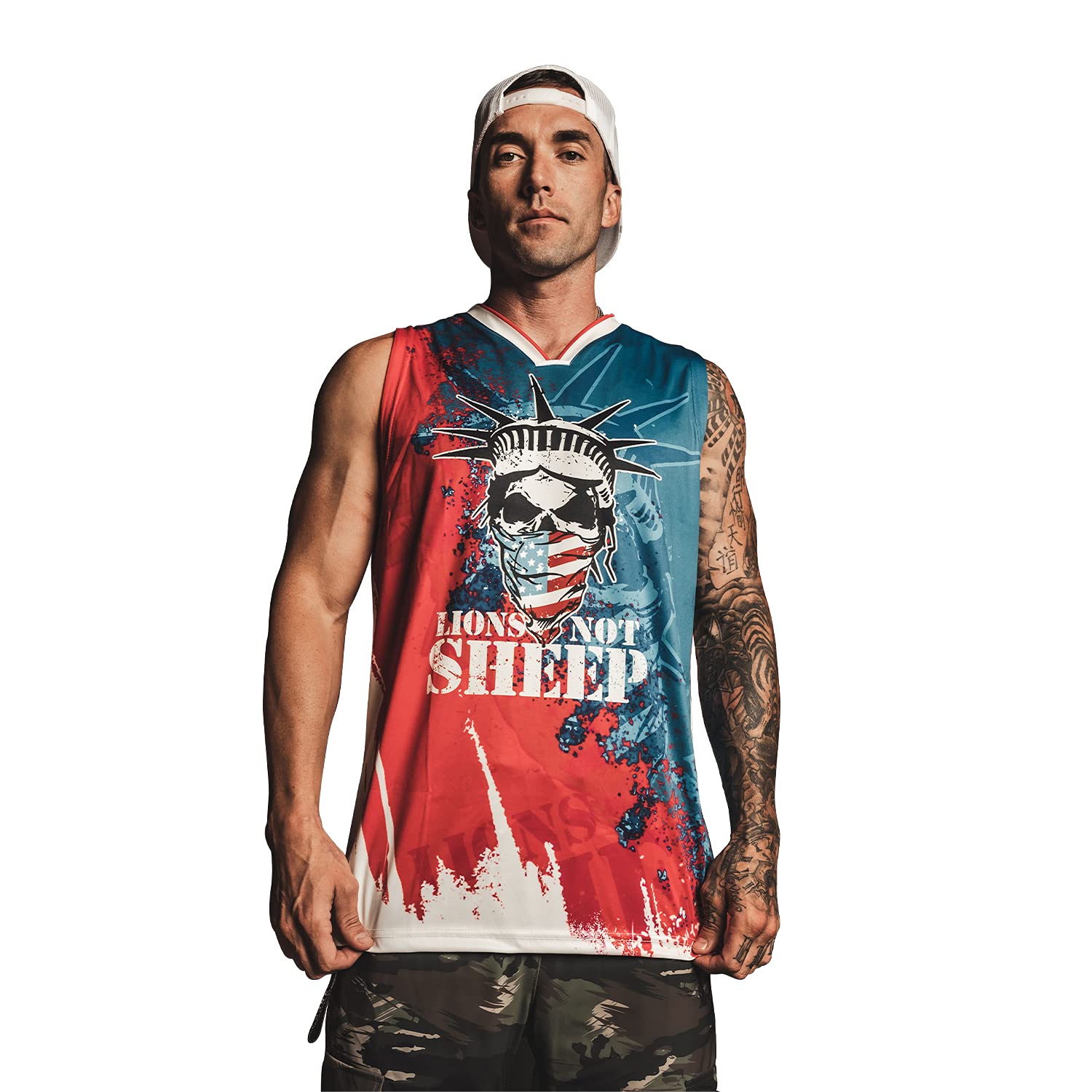 Lions Not SheepJersey Premium Quality Polyester - Multicolor