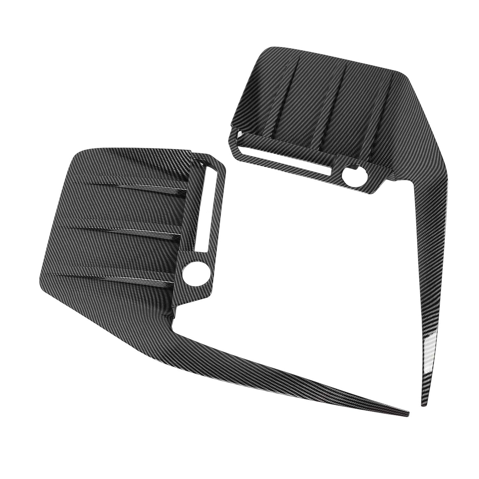 Tbest Parachoques Trasero Difusor Lateral ABS Ajuste Personalizado para