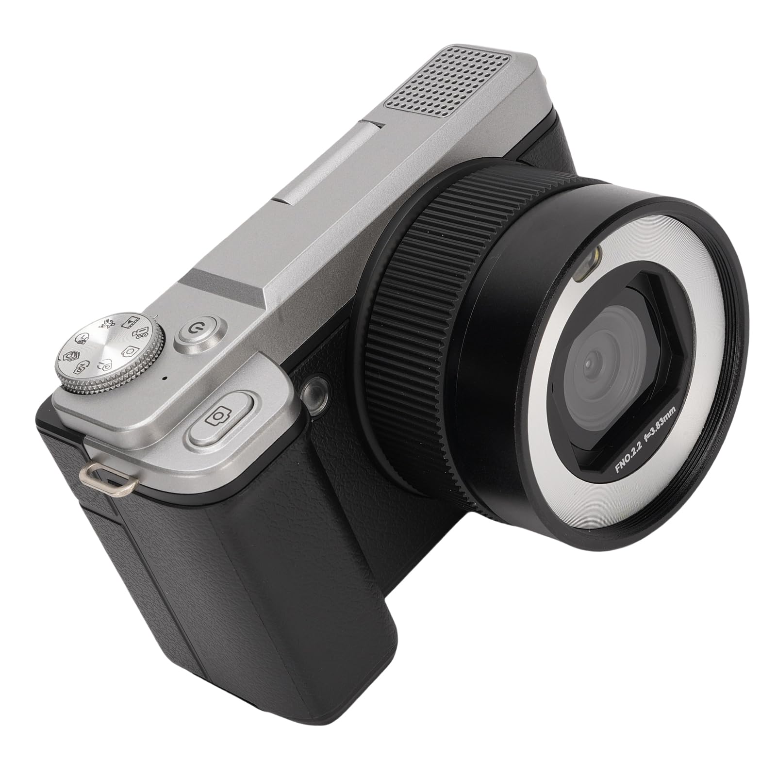 XUMIUZIY Cámara Digital 5K para Fotografía, Cámara Vlog con Enfoque Automático WiFi y Zoom Dual de 18X con Pantalla Abatible de 3"