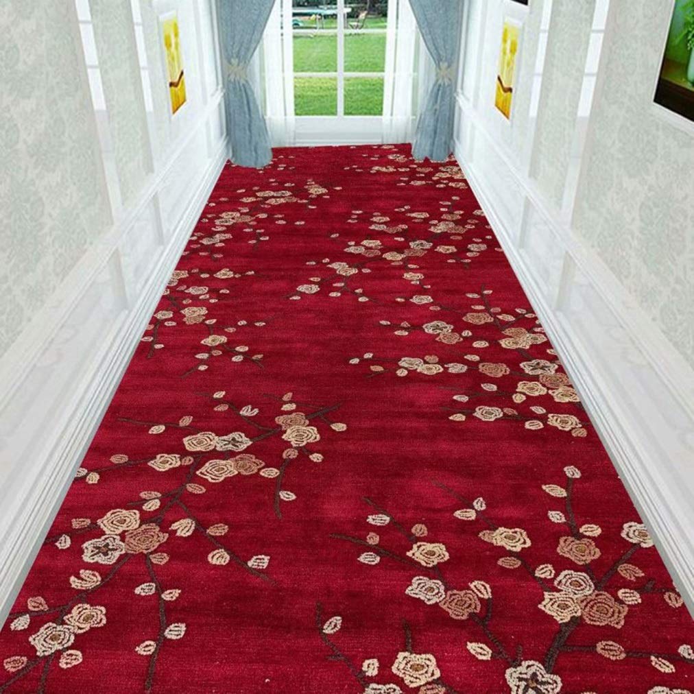 Tapis Coureur Moderne Design Brique - 60x220 Cm - Marron Et Noir - Neuf Avec Étiquettes