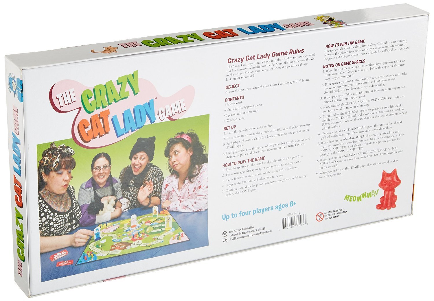 Amazon.com: Accoutrements Crazy Cat Lady Game : Toys & Games