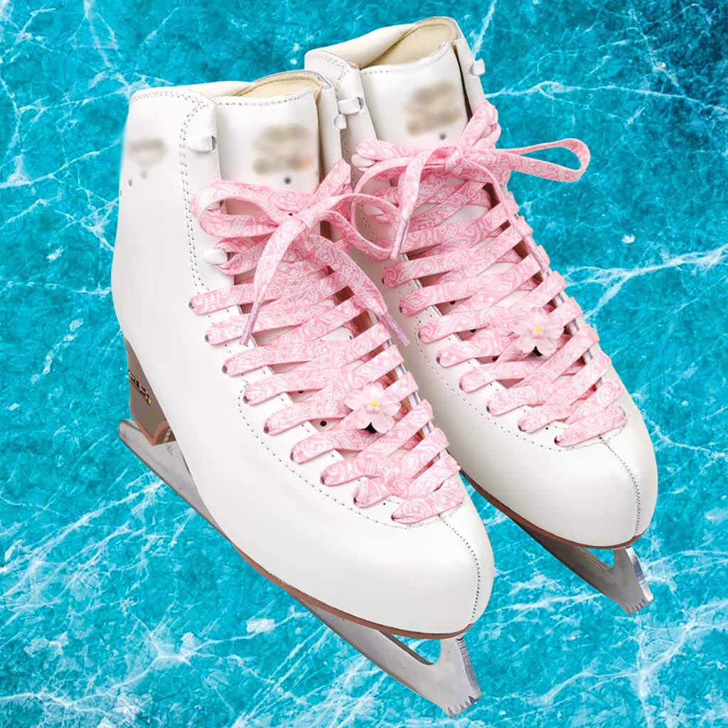 Lacets pour Baskets 1 Paire de Lacets de Patins de Hockey, Lacets for Patins de Hockey et de Glace, Lacets de Patins à roulettes de Hockey sur Glace, Polyester/Coton.