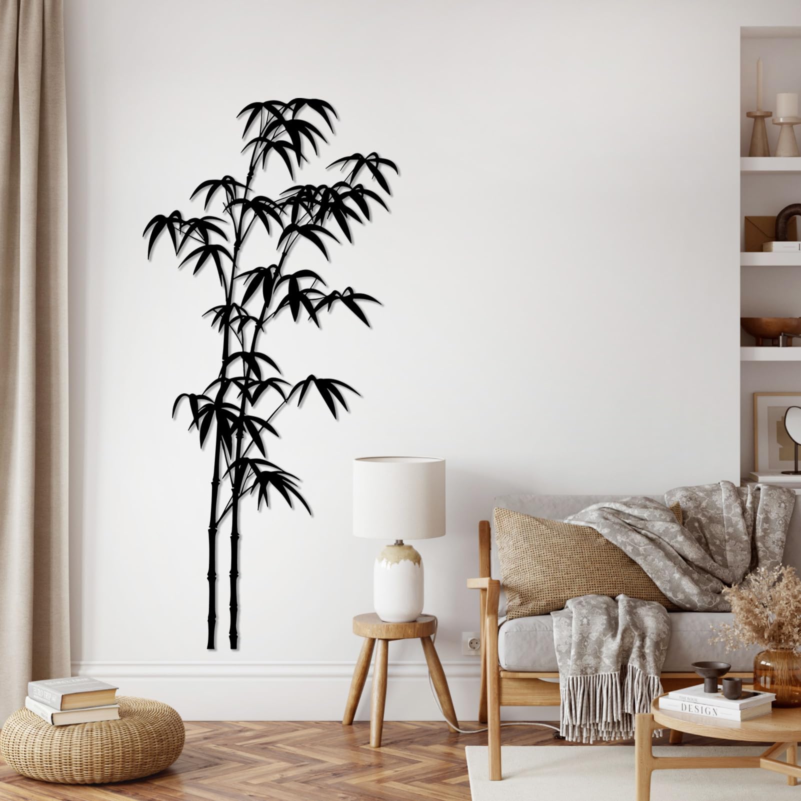 Het bamboe van de muur stock afbeelding. Image of bamboe - 5105317