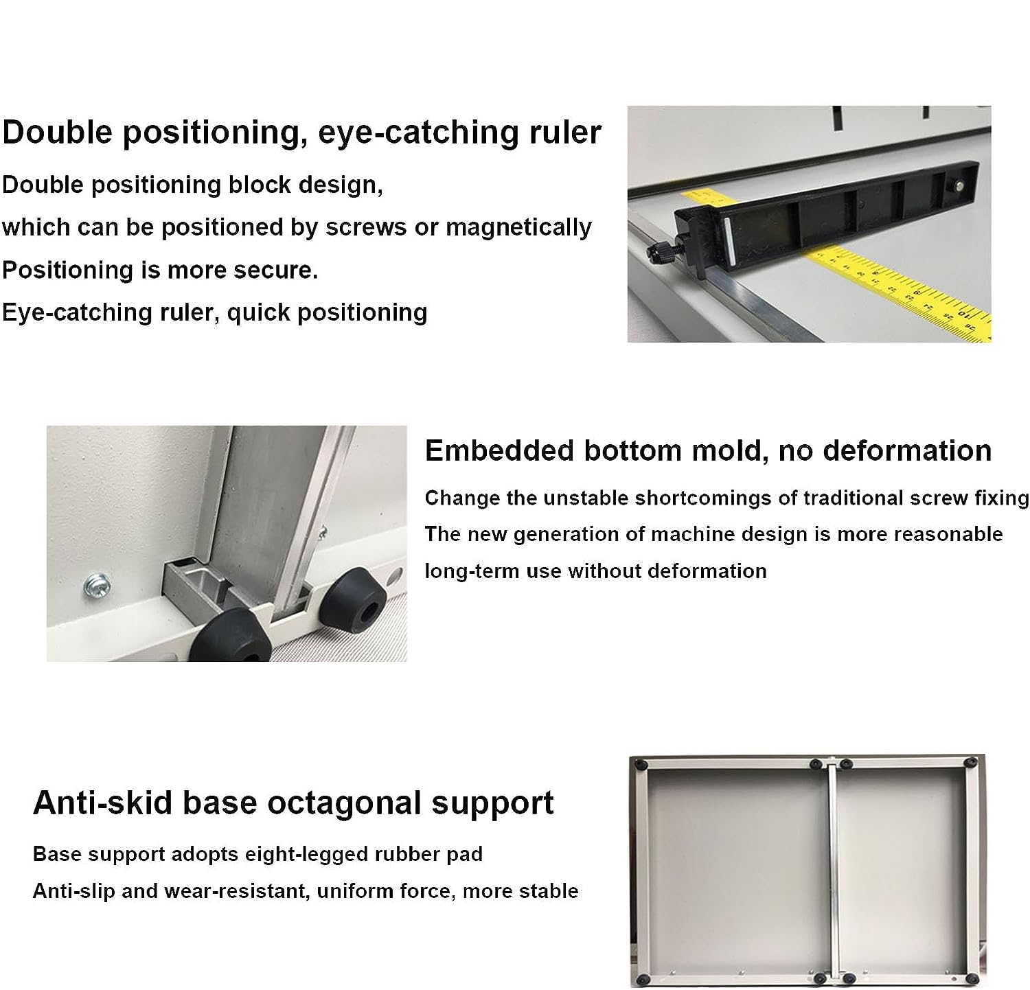 500 g Papier A4/A3 Kleine manuelle Falzmaschine | Heavy Duty Papier Ordner Falter Ritzwerkzeug – Gewerbe Büro Faltmaschine | Brieffaltenmaschine Kartenmaschine
